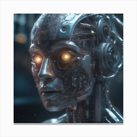 Robot Woman 66 Canvas Print