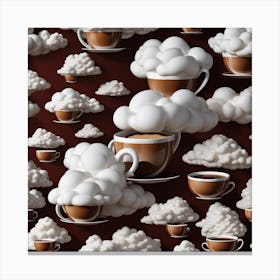 Coffee And Clouds 1 Canvas Print