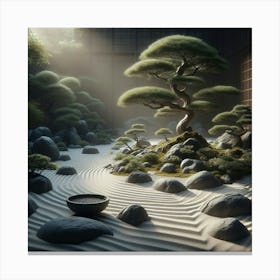 Zen garden Canvas Print