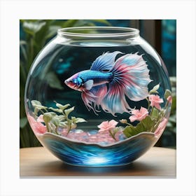 Fish in a Bowl Canvas Print