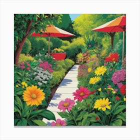 Garden Path 13 Canvas Print