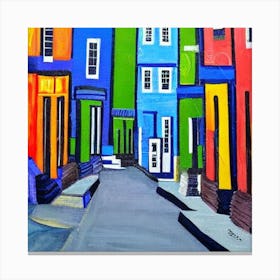 Colorful Houses 1 Canvas Print