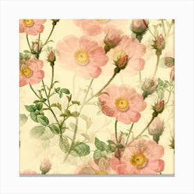 Pink Roses Canvas Print