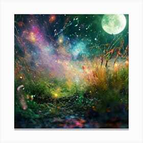 Full Moon In The Sky Canvas Print