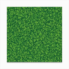 Green Leaves Canvas Print