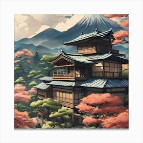 Japanese House hello Canvas Print