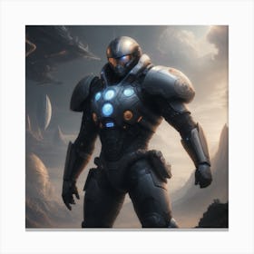 Space Marine Canvas Print