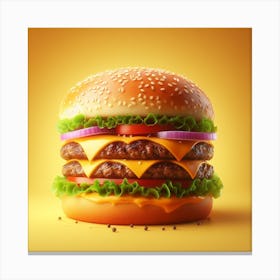 Burger5 Canvas Print