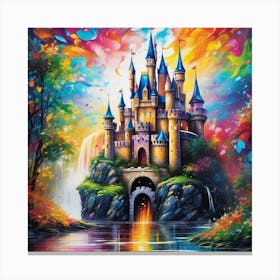 Cinderella Castle 25 Canvas Print