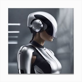 Futuristic Woman 17 Canvas Print