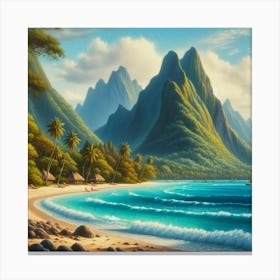 Hawaiian Beach Canvas Print