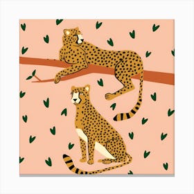 Two Cheetahs Canvas Print