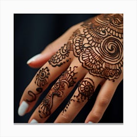 Mehndi 2 Canvas Print