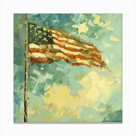 A Usa Flag Oil Painting Illustration 1720438426 3 Canvas Print