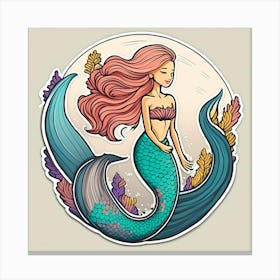 Mermaid 6 Canvas Print