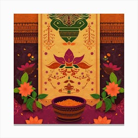 Indian Festival Canvas Print