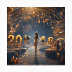 New Year'S Eve Canvas Print