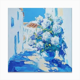 Blue Roses 2 Canvas Print