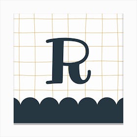 Letter R Canvas Print