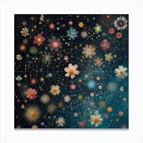 Flowers Of The Universe Canvas Print