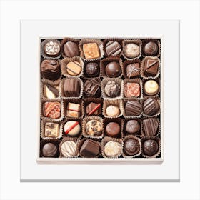 Chocolates In A Box 2 Canvas Print