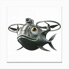 Fish Drone Canvas Print