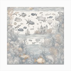 Under The Sea Canvas Print