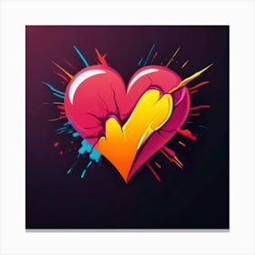 Heart Of Love 4 Canvas Print