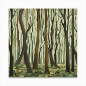 Forest Of Trees Canvas Print