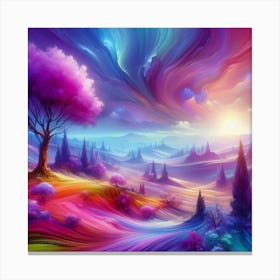 Colorful Landscape 8 Canvas Print