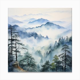 Chinese Mountains Canvas Print