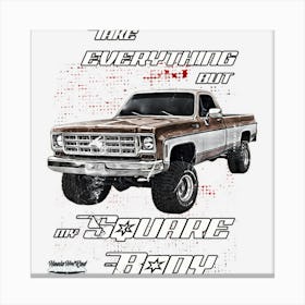 Jimmy,Squarebody Truck,Suburban,Blazer,Silverado,K5,Longbed Canvas Print