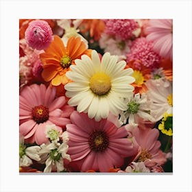 Bouquet Of Flowers Canvas Print