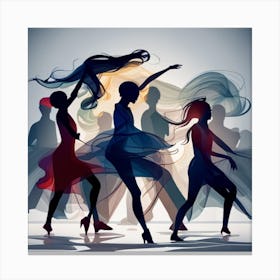 Let S Dance Canvas Print