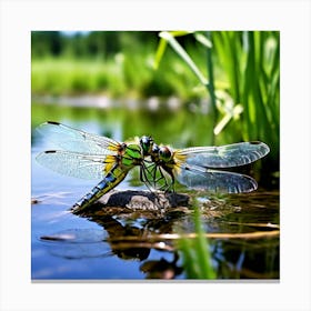 Dragonflies 5 Canvas Print