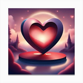 Heart Of Love Canvas Print