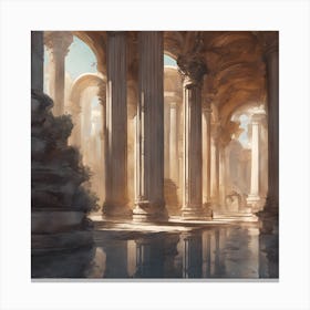 Ruins Of Rome Canvas Print