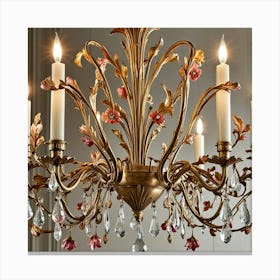 Florence Chandelier Canvas Print