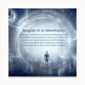 Imagine To Immortay Canvas Print