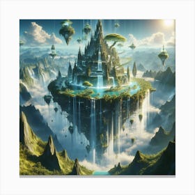 Fantasy City 1 Canvas Print