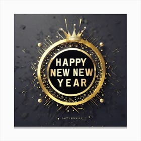 Happy New Year 51 Canvas Print