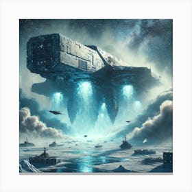 Glacial Dreadnought Cryo Fog Scene Toile