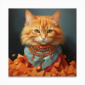 Orange Cat 2 Canvas Print