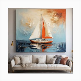 Yacht 3 Canvas Print