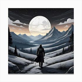 Hunter In The Wild Canvas Print