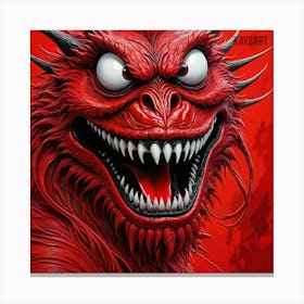 Red Demon Canvas Print