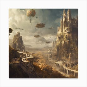 Fantasy Castle 43 Canvas Print