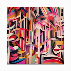 Abstract City Canvas Print