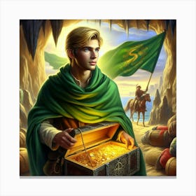 Legend Of The Golden Chest Canvas Print