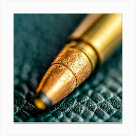 Close Up Of A Bullet Canvas Print